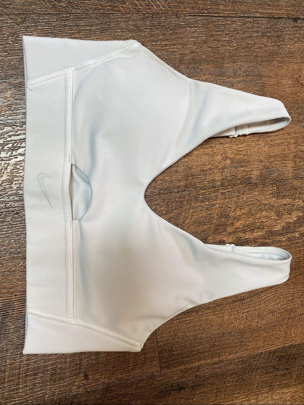 Nike White Racerback Sports Bra